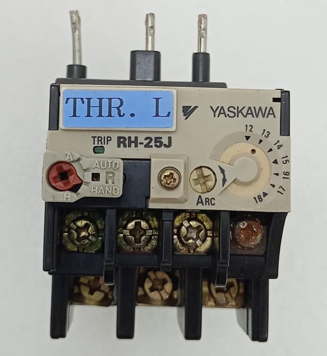 Yaskawa RH-25J Thermal Overload Relay Adj Range 12-18A / Yaskawa RH-25J/15 THR.L