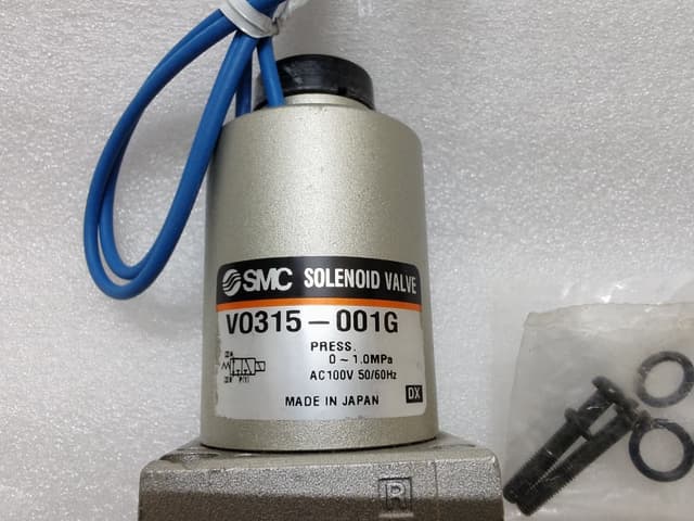 SMC VO315 - 001G Solenoid Valve 0 - 1.0 MPa AC 100V 50/60 Hz / VO315-001G