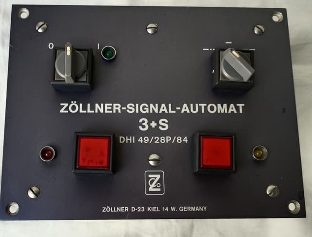 ZOLLNER KIEL DHI 49/28P/84 Signal Automat Type 3+S 220V 60Hz