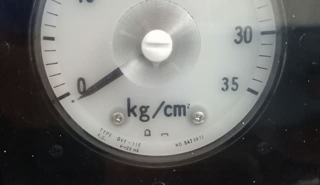 Toyo Keiki 0-35 kgcm² Pressure Indicator Gauge DVF-11E 4–20 mA NO. BA73011 220V