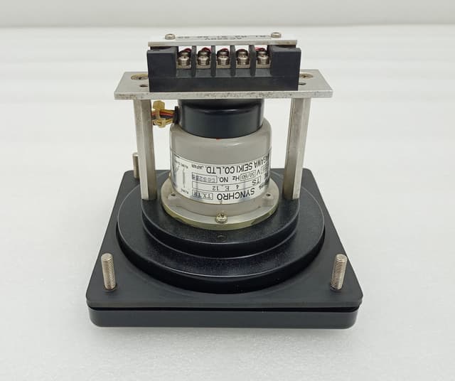 KURAMOTO Rudder Angle Indicator 70-0-70 Port-Starbd with TAMAGAWA TS4E12 Sync Motor
