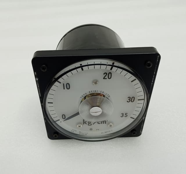 Toyo Keiki 0-35 kg/cm² Pressure Indicator Gauge DVF-11E 4–20 mA NO. BA73012 220V