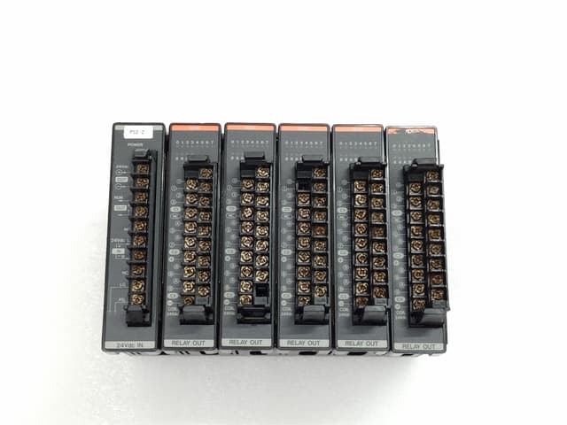 Toshiba Series EX100 Modules with EX10*UBB1 Rack 6 modules - PS2-2 1pc, RO61 5pc