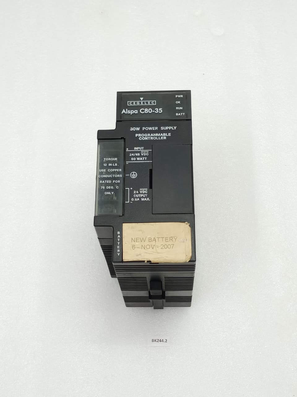 Cegelec Alspa C80-35 programmable controller power supply module ( body broken )