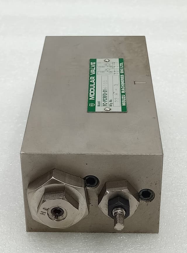 Misuzu FC-PCRFO-01-A105 Modular Valve 22H3 /MISUZU MACHINERIES FC-PCRF0-01-A 105