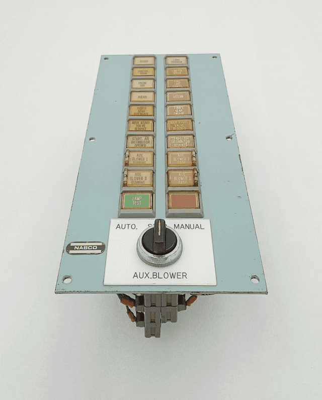 NABCO Marine Engine Control Panel, Bridge Indicator and Switch Panel