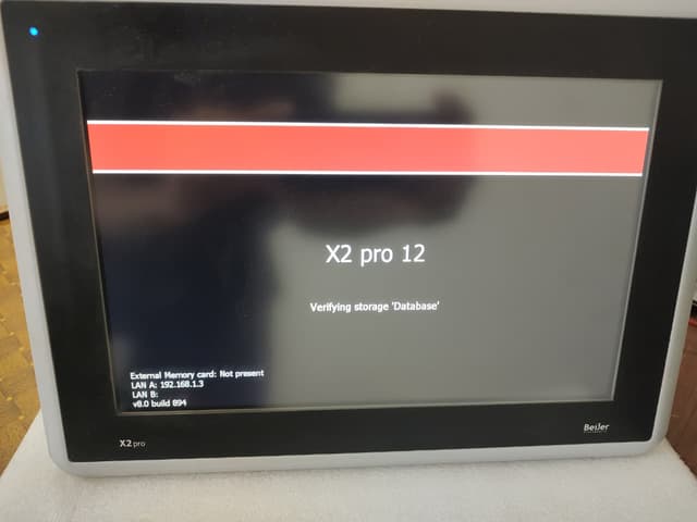 Beijer X2 Pro 12 B2 HMI 640000205 Rev 2 Touch Screen Display 24VDC X20-88073