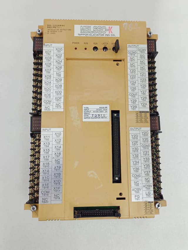 Mitsubishi KOJ2-DR Melsec-K PLC CPU Sequence Controller Module / Nippon Elevator