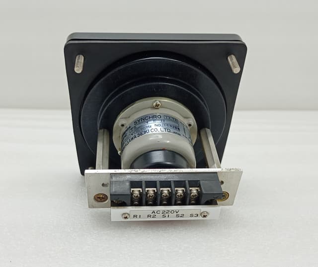 KURAMOTO Rudder Angle Indicator 70-0-70 Port-Starbd with TAMAGAWA TS4E12 Sync Motor