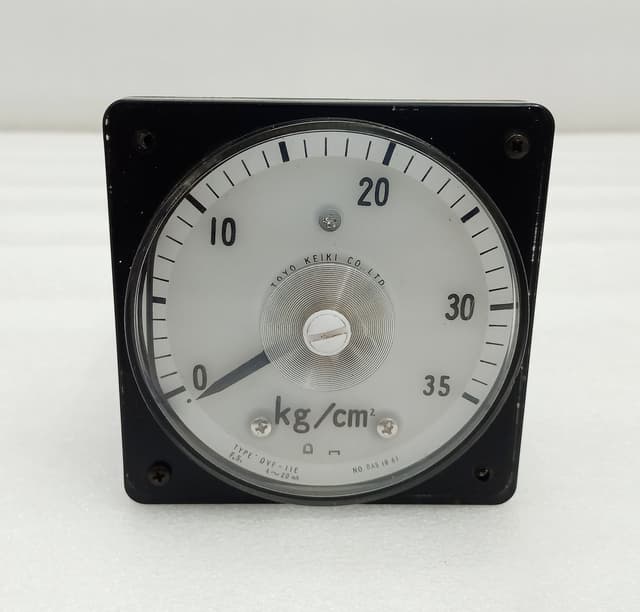 Toyo Keiki 0-35 kg/cm² Pressure Indicator Gauge DVF-11E 4–20 mA NO. BA51061 220V