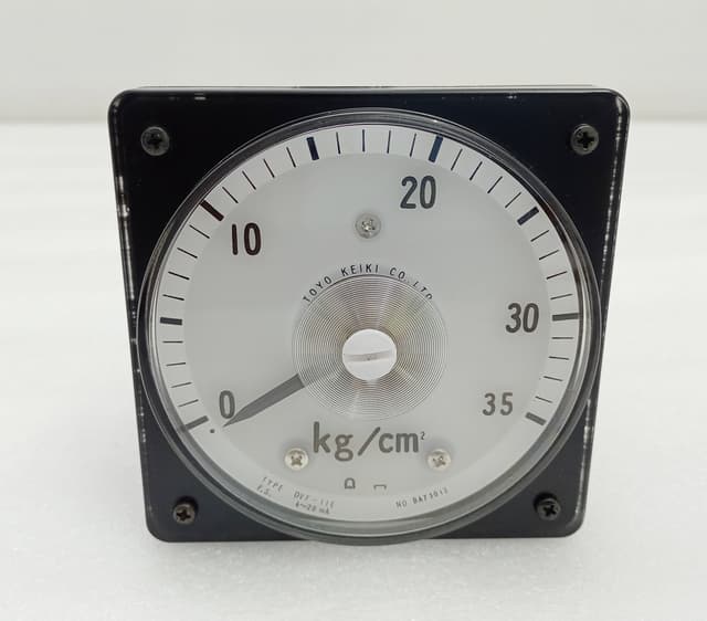 Toyo Keiki 0-35 kg/cm² Pressure Indicator Gauge DVF-11E 4–20 mA NO. BA73012 220V
