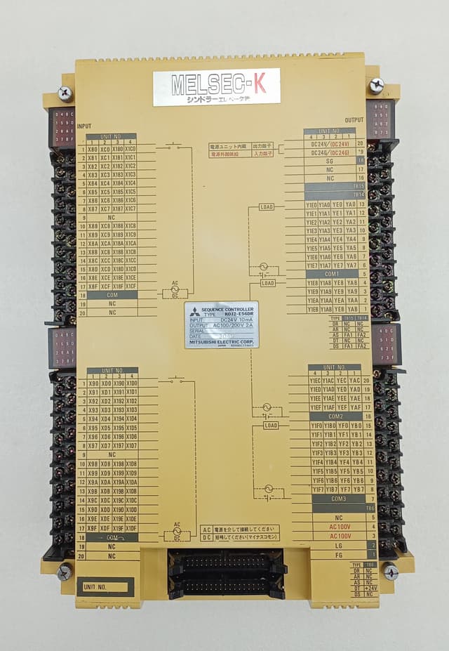 Mitsubishi K0J2-E56DR MELSEC-K series Sequence Controller In24VDC Out100200VAC