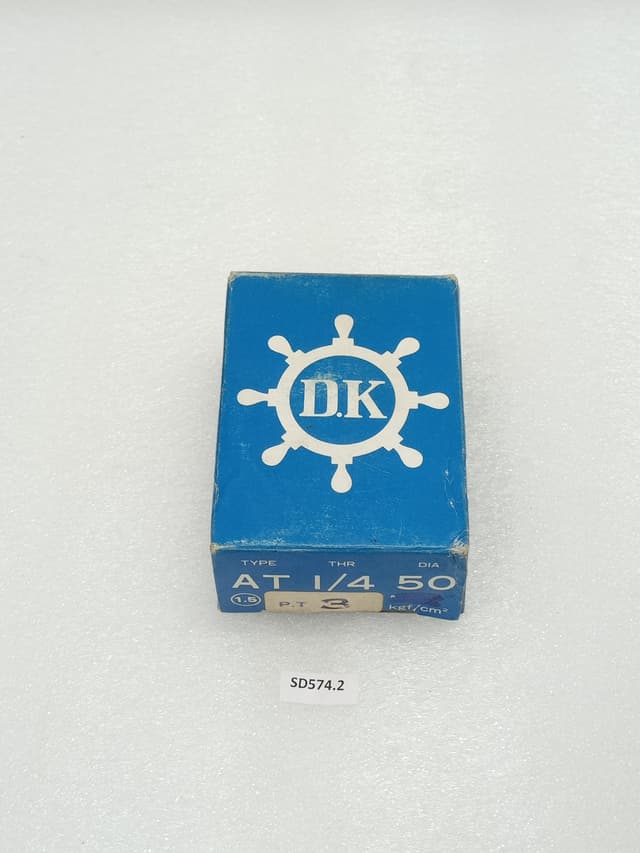 Riken Keiki 0 to 3 kg f/cm2 Pressure Gauge | D.K HYType AT THR I/4 DIA 50