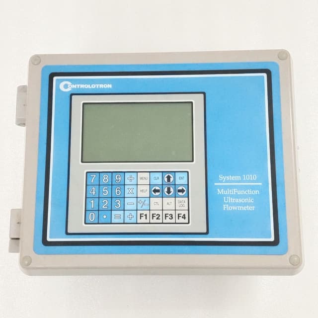 Controlotron 1010 DNR-T2KGZ1-S9 MultiFunction Ultrasonic Flowmeter System 1010
