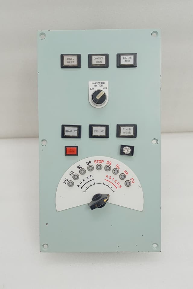 Mitsui BMS-1500 Marine Engine Control Panel /Machine No. E-7984 NV Type NOA-3720