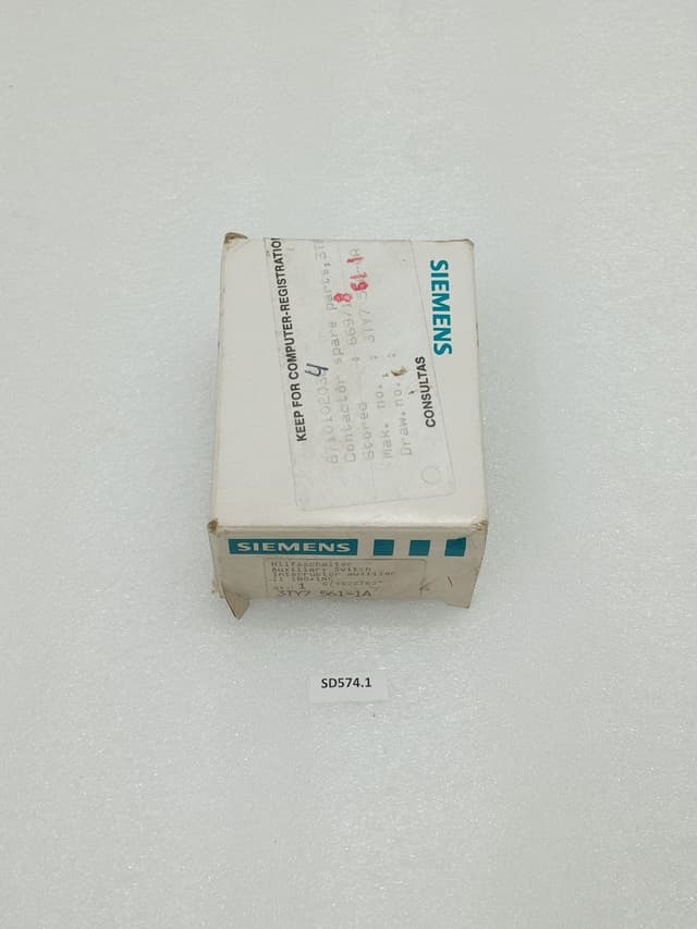 Siemens 3TY7 561-1A and 3TY7 561-1B Auxiliary Switch 1NC+1NO