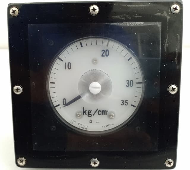 Toyo Keiki 0-35 kgcm² Pressure Indicator Gauge DVF-11E 4–20 mA NO. BA73011 220V