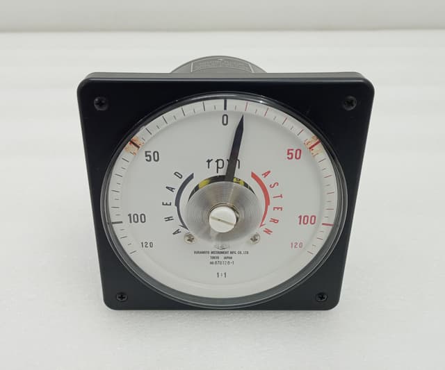 Nunotani Keiki F.O. Pump Mark Indicator w/ Tamagawa Seiki TS 5N2E12 Sync Motor