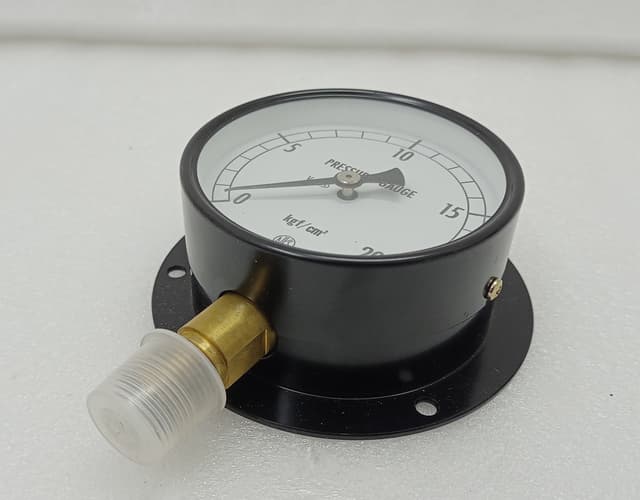Nagano Keiki AC10-231 BVU3/8 Pressure Gauge | Range 0 - 20 Kgf/cm2
