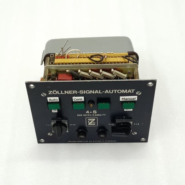 Zöllner 4+S Signal-Automat DHI 05/01/2 AMö/77 Automatic Signal Control | Type 4+S 220v 50Hz 6A