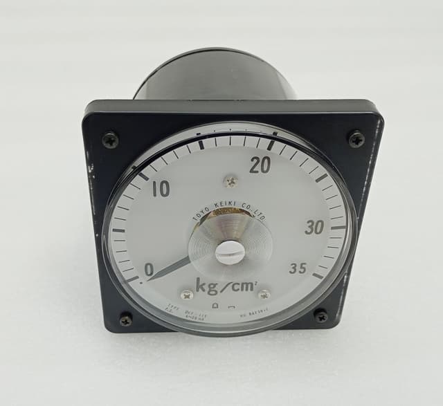 Toyo Keiki 0-35 kg/cm² Pressure Indicator Gauge DVF-11E 4–20 mA NO. BA73012 220V
