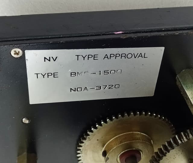 Mitsui BMS-1500 Marine Engine Control System E-7986 NV Type Approval NOA-3720