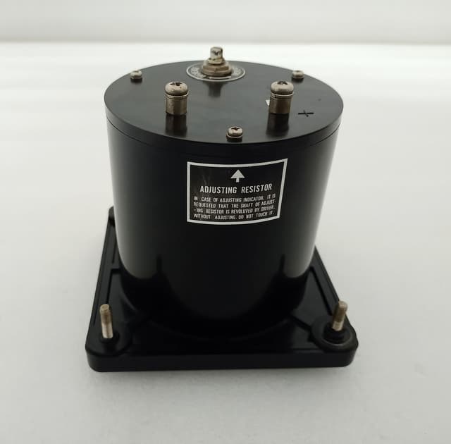 Nunotani Keiki F.O. Pump Mark Indicator w/ Tamagawa Seiki TS 5N2E12 Sync Motor