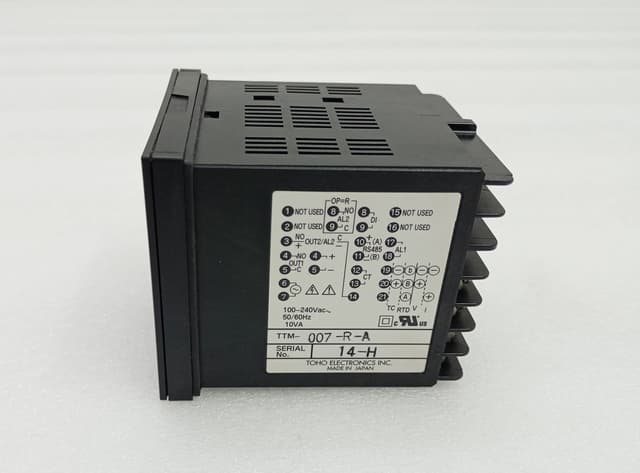 Toho TTM-007 Digital Temperature Controller TTM-007-R-A 100-240VAC 50/60HZ 10VA