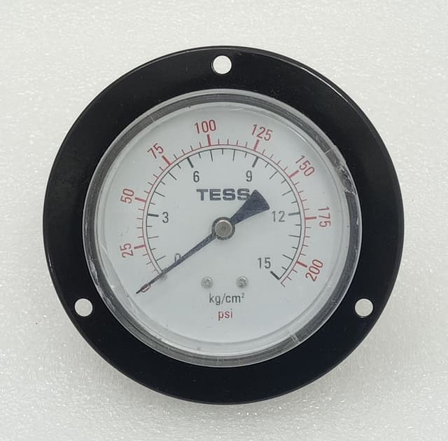 TESS 0 - 200 Psi Pressure Gauge / TESS 0 - 15 kg/cm2 Pressure Gauge