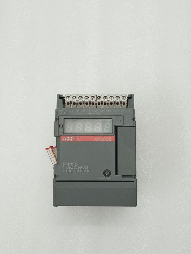 ABB XM06B5 Analog I/O Extension Module XM06B5-K12.0 / 1SBP260103R1001 / Made in France