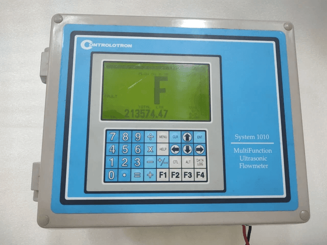Controlotron 1010 DNR-T2KGZ1-S9 MultiFunction Ultrasonic Flowmeter System 1010