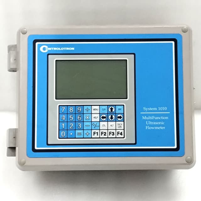 Controlotron 1010 DNR-T2KGZ1-S9 MultiFunction Ultrasonic Flowmeter System 1010