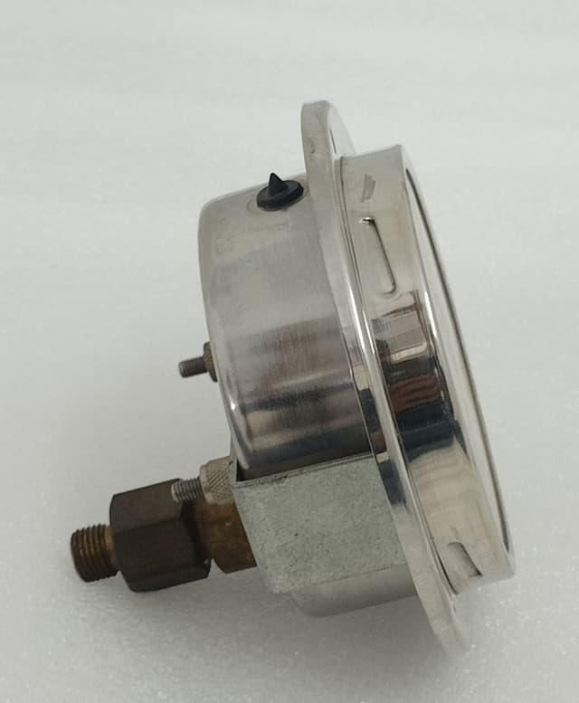 Capri Pressure Gauge 0 to 10 Bar / 0 to 1 Mpa Pressure Gauge Capri / Back Mount