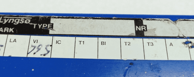 Soren T. Lyngso Type 900366210 V01 Alram Panel and Slow Down Panel