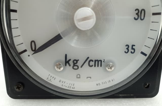 Toyo Keiki 0-35 kg/cm² Pressure Indicator Gauge DVF-11E 4–20 mA NO. BA51061 220V