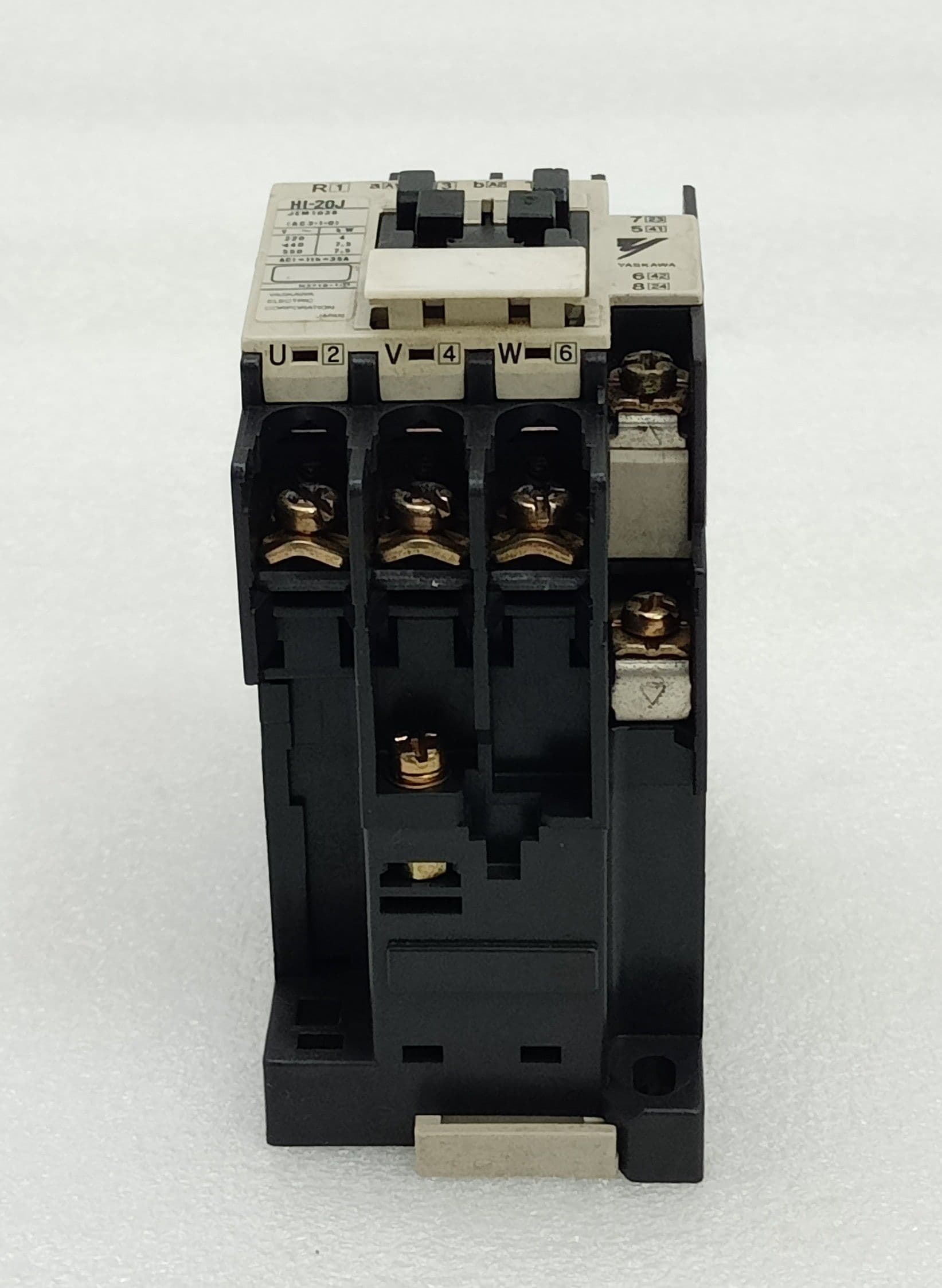 Yaskawa HI-20J Magnetic Contactor JEM 1038 3-Pole 35A 7.5kW Motor Starter 15HP