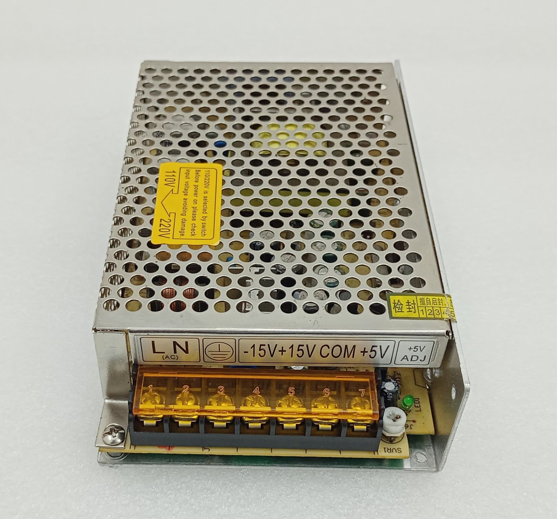 Shanghai Wenbo WBK-C60C Triple Output SMPS Power Supply +5V 5A/+15V 2A/-15V 0.5A
