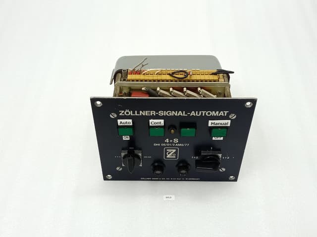 Zöllner 4+S Signal-Automat DHI 05/01/2 AMö/77 Automatic Signal Control | Type 4+S 220v 50Hz 6A