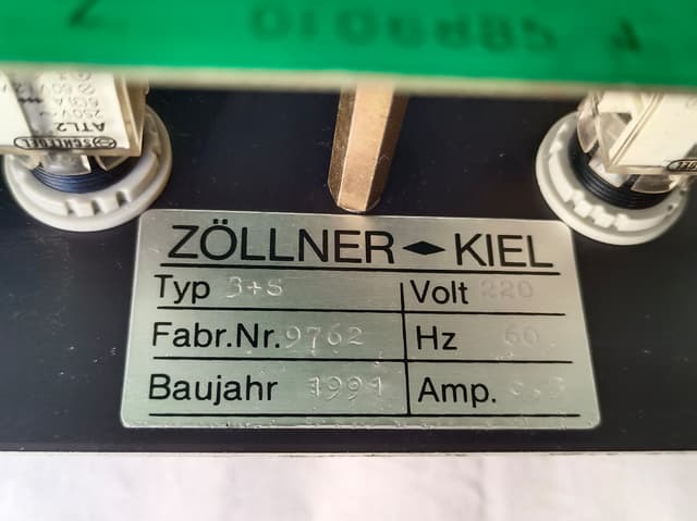 ZOLLNER KIEL DHI 49/28P/84 Signal Automat Type 3+S 220V 60Hz