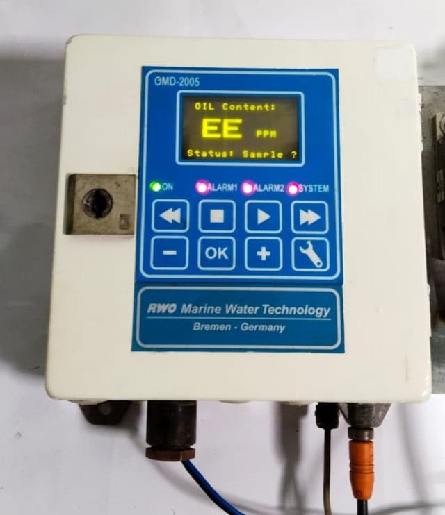 Deckma OMD-2005 Oil Content Meter / Bilge Alarm Monitor / Measuring Cell