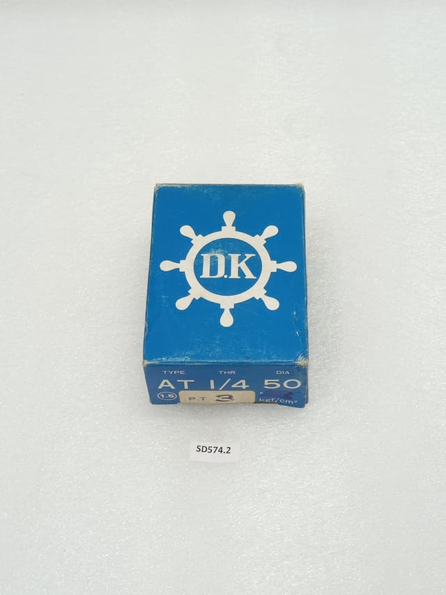 Riken Keiki 0 to 3 kg f/cm2 Pressure Gauge | D.K HYType AT THR I/4 DIA 50