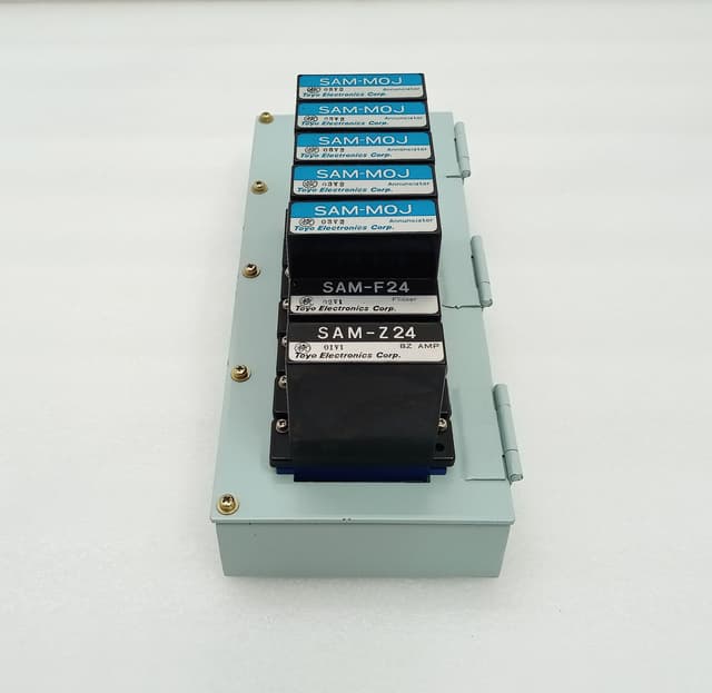 Toyo Electronics SAM Annunciator Panel Rack w 5x SAM-MOJ , SAM-F24 , SAM-Z24