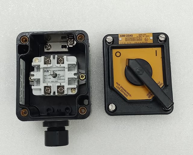 ABB CEAG GHG 231 Control Switch / ABB GHG2386065 / GHG 231 6065 V 0000 / New