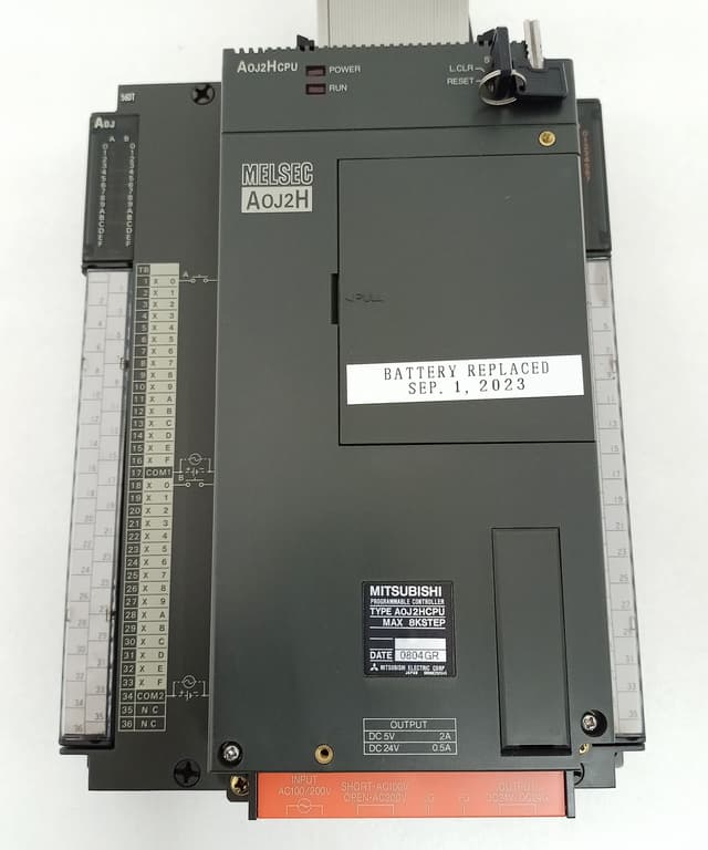 Mitsubishi MELSEC A0J2HCPU PLC CPU Module Max 8K Step w/ A0J2-E56DT I/O Extension Bundle