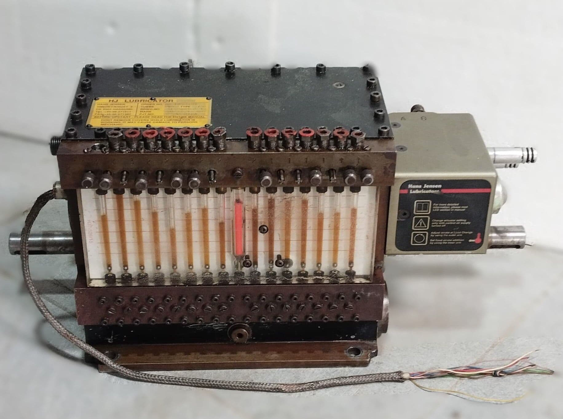Hans Jensen Type 75 Lubricator 15 Tubes / HJ Lubricator /