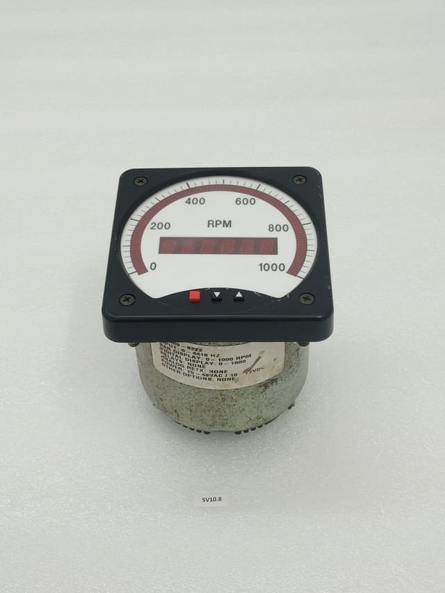 Weschler M9-8222 RPM Meter Digital Display 0-1000 Bar Display 0-1000 RPM
