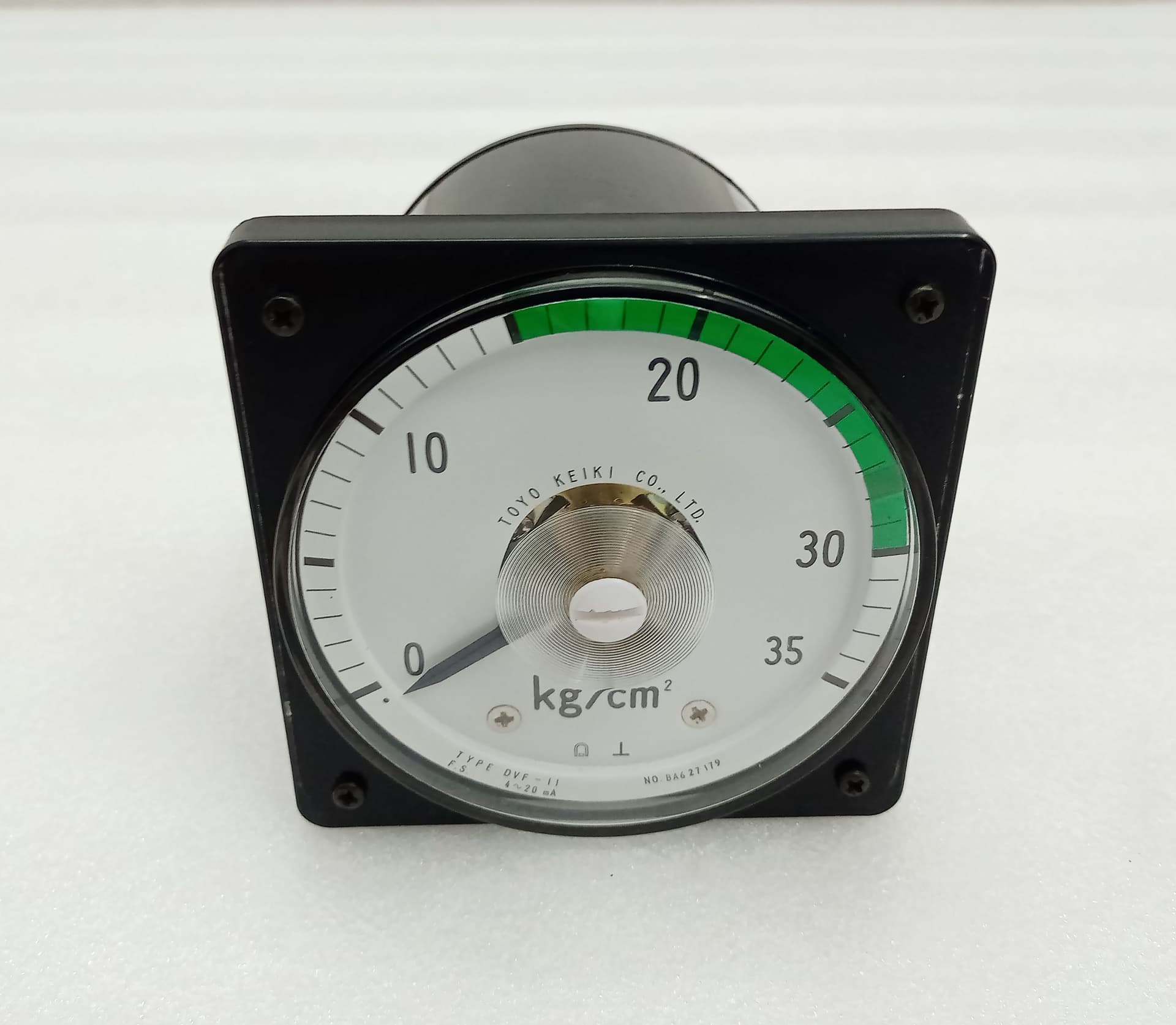 Toyo Keiki 0-35 kgcm² Pressure Indicator Gauge DVF-11 4–20 mA NO. BA627179