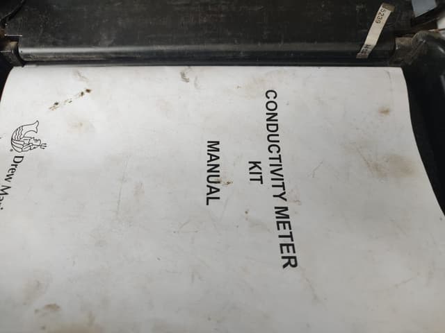 Drew Marine Conductivity Meter with Electrode