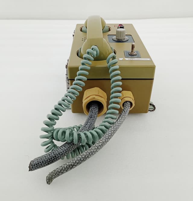 MRC LC-614G Marine Interphone Common Battery Telephone w MRC MR-2000 Headset Set