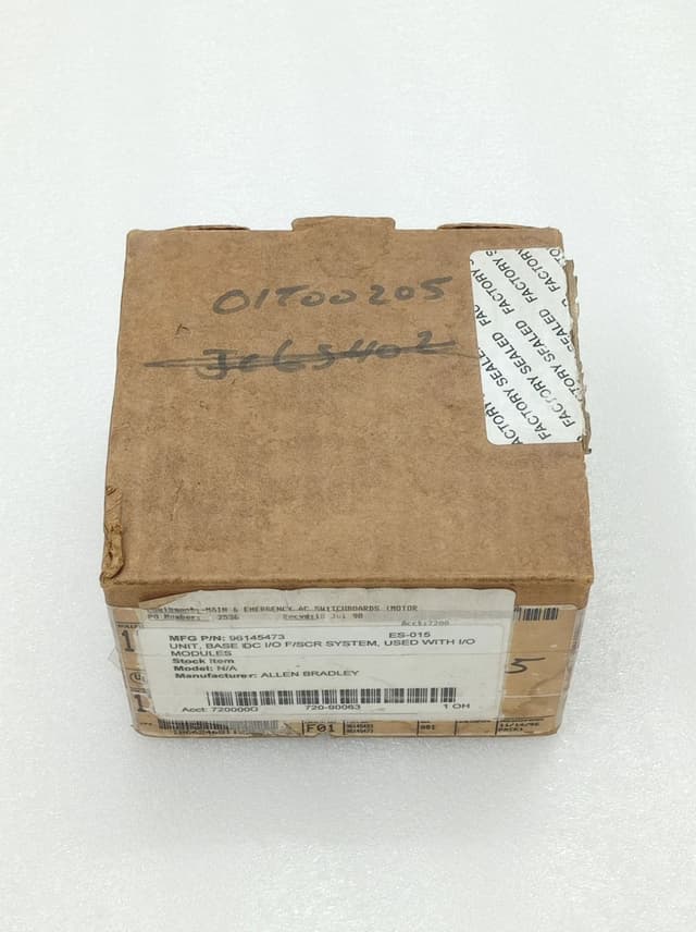 Allen-Bradley 1794-TB3/A Terminal Block, Part Number 96145473 Unit, Base DC I/O F/SCR System, Used With I/O Moules